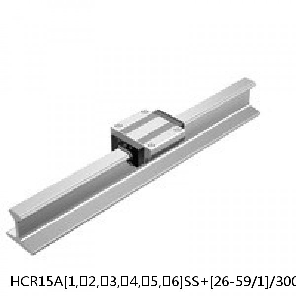 HCR15A[1,​2,​3,​4,​5,​6]SS+[26-59/1]/300R THK Curved Linear Guide Shaft Set Model HCR