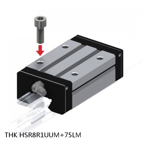 HSR8R1UUM+75LM THK Miniature Linear Guide Stocked Sizes HSR8 HSR10 HSR12 Series