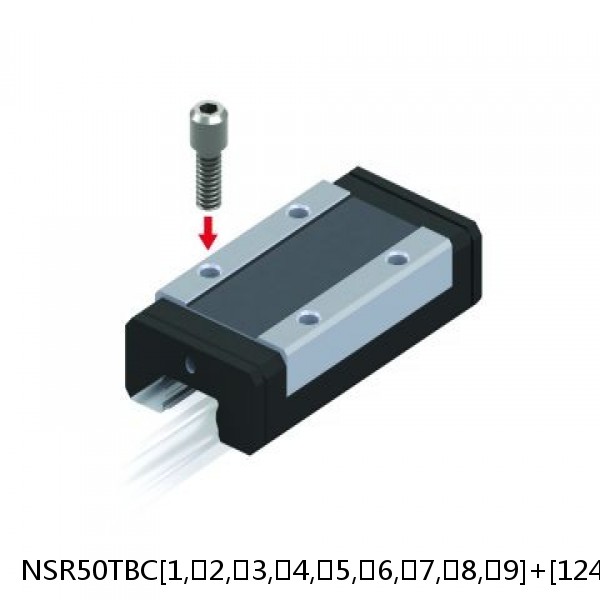 NSR50TBC[1,​2,​3,​4,​5,​6,​7,​8,​9]+[124-3000/1]L THK Self-Aligning Linear Guide Accuracy and Preload Selectable NSR-TBC Series