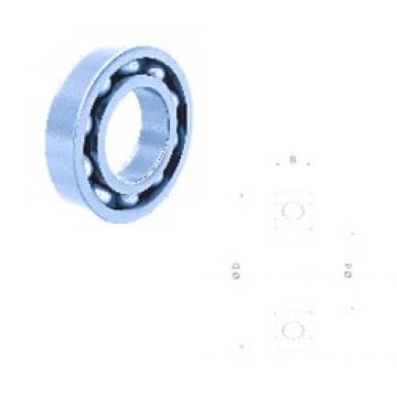 12 mm x 32 mm x 14 mm  Fersa 62201-2RS deep groove ball bearings
