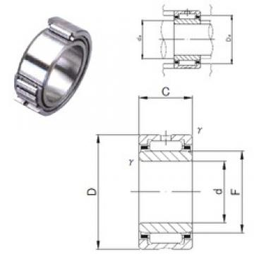 22 mm x 39 mm x 17 mm  JNS NA 49/22 needle roller bearings