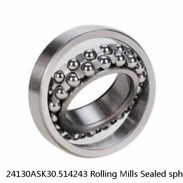 24130ASK30.514243 Rolling Mills Sealed spherical roller bearings continuous casting plants