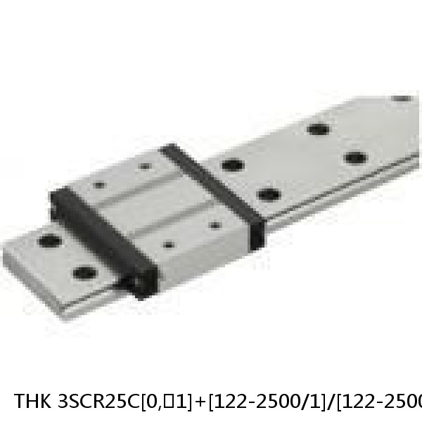 3SCR25C[0,​1]+[122-2500/1]/[122-2500/1]L[P,​SP,​UP] THK Caged-Ball Cross Rail Linear Motion Guide Set