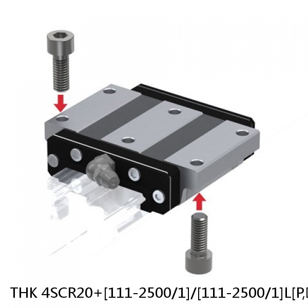 4SCR20+[111-2500/1]/[111-2500/1]L[P,​SP,​UP] THK Caged-Ball Cross Rail Linear Motion Guide Set