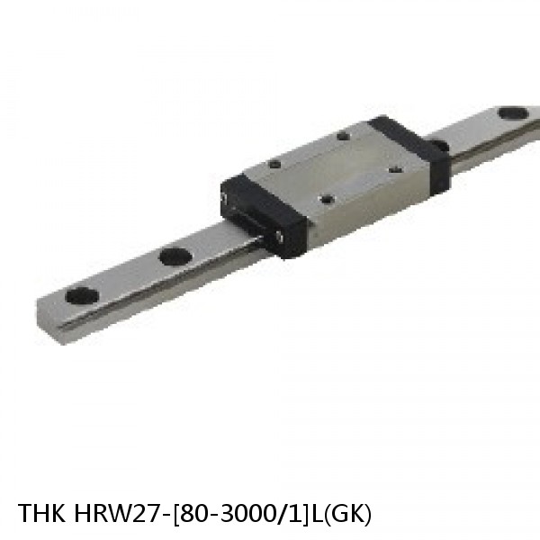 HRW27-[80-3000/1]L(GK) THK Wide Rail Linear Guide (Rail Only) Interchangeable HRW Series