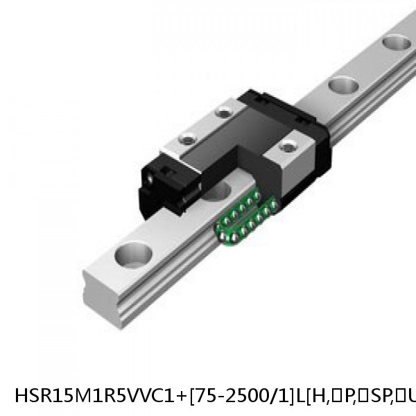 HSR15M1R5VVC1+[75-2500/1]L[H,​P,​SP,​UP] THK Medium to Low Vacuum Linear Guide Accuracy and Preload Selectable HSR-M1VV Series