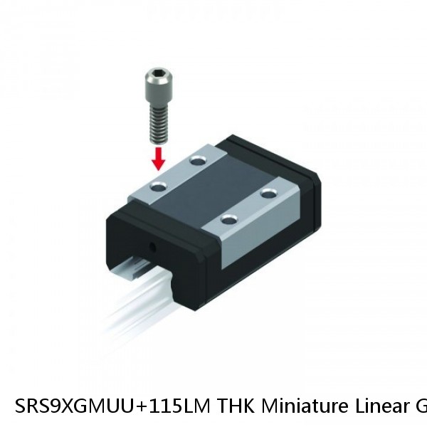 SRS9XGMUU+115LM THK Miniature Linear Guide Stocked Sizes Standard and Wide Standard Grade SRS Series