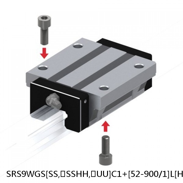 SRS9WGS[SS,​SSHH,​UU]C1+[52-900/1]L[H,​P]M THK Miniature Linear Guide Full Ball SRS-G Accuracy and Preload Selectable