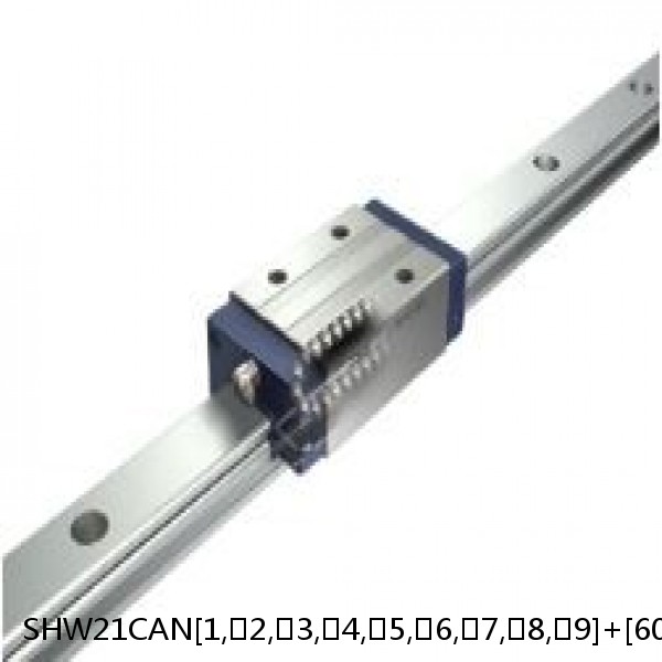 SHW21CAN[1,​2,​3,​4,​5,​6,​7,​8,​9]+[60-1900/1]L THK Linear Guide Caged Ball Wide Rail SHW Accuracy and Preload Selectable